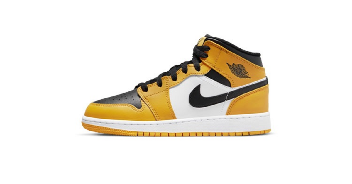 jordan mids yellow