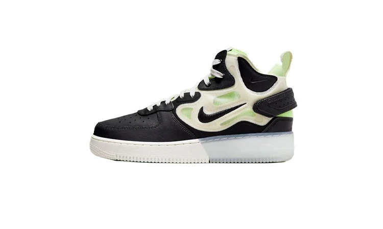 Air Force 1 Mid React Black Neon