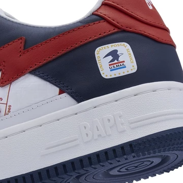 USPS Bape Sta Low Blue Red