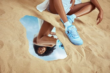 Bad Bunny adidas Forum Blue Tint