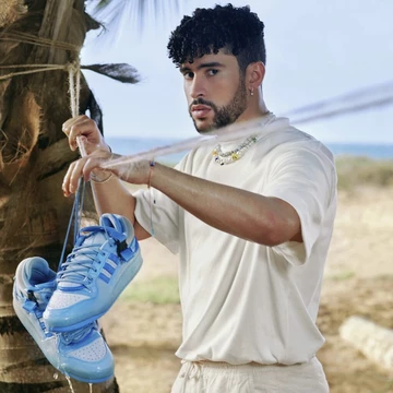 Bad Bunny adidas Forum Blue Tint