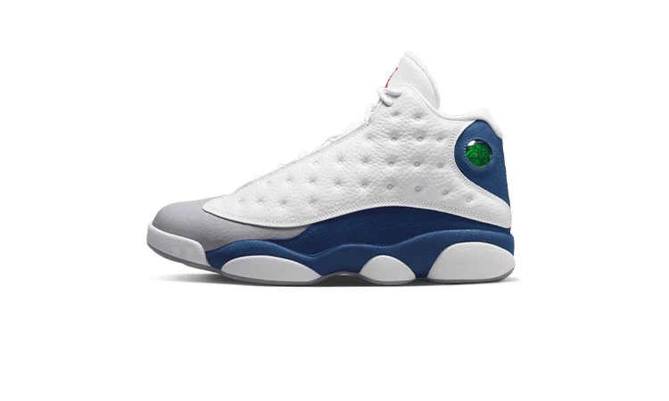 Blue and white jordan 13 on sale