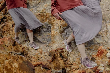 Footpatrol Mizuno Wave Rider 10 Rust