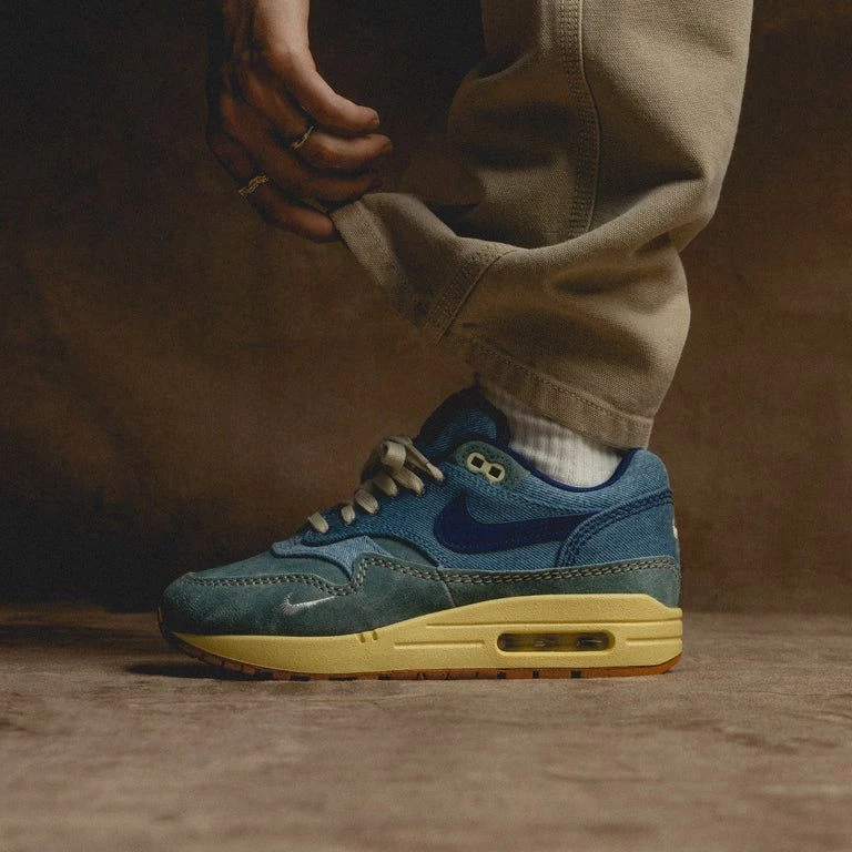 NIKE★AIR MAX 1 PREMIUM★MINERAL SLATE/DEEP  BLUE Nike Air Max 1 Premium 