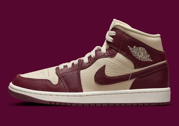 Jordan 1 Mid Split Beach Cherrywood