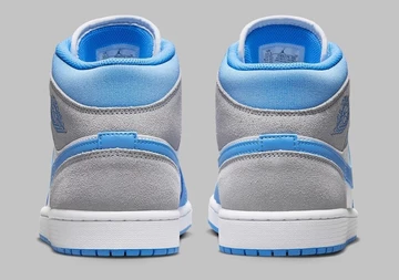 Jordan 1 Mid Grey University Blue