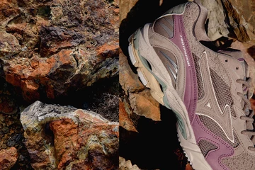 Footpatrol Mizuno Wave Rider 10 Rust