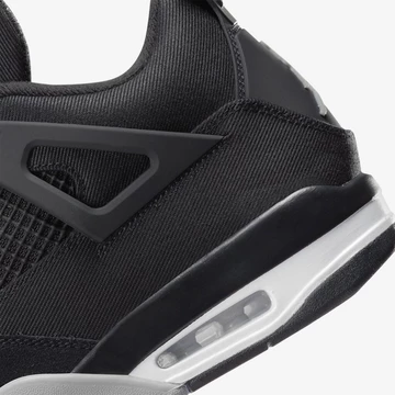 Jordan 4 Black Canvas