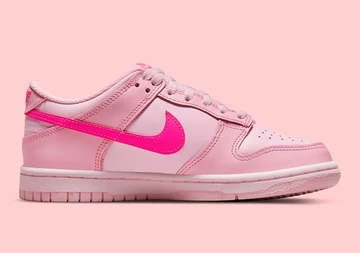 Dunk Low GS Triple Pink