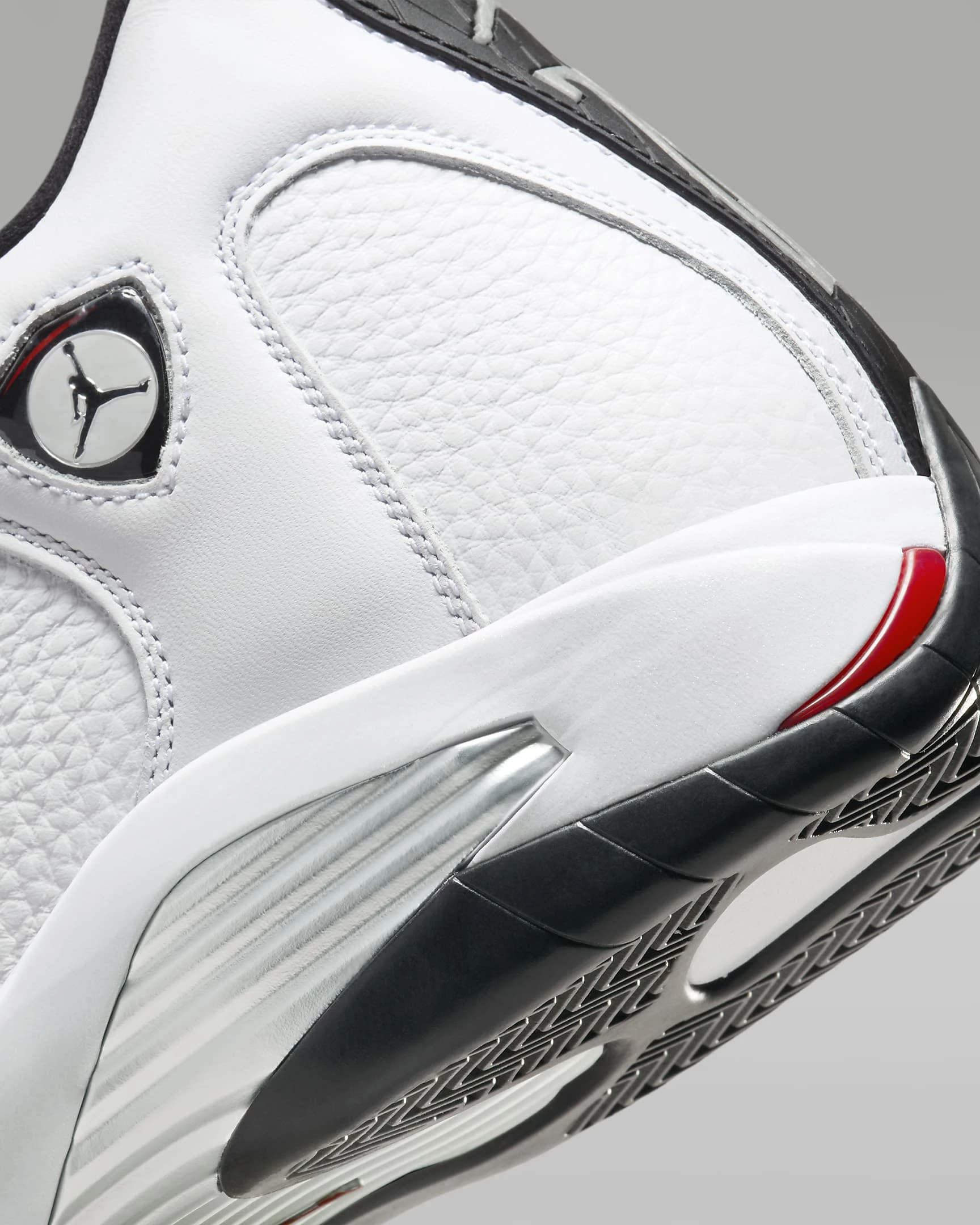 Jordan 14 Retro White Black Toe Dead Stock