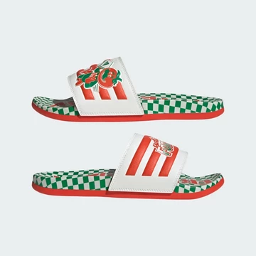 FORTNITE x adidas Adilette Uncle Pete's Pizza Pit Innen- und Außenseite