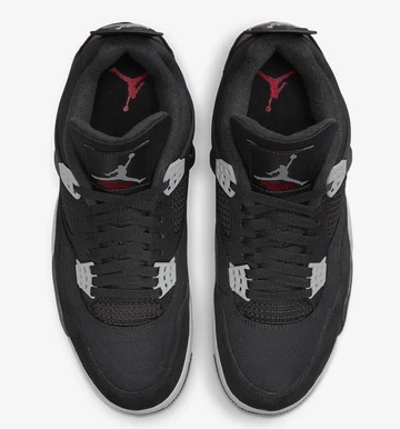 Nike Air Jordan 4 Black Canvas DR6952-400
