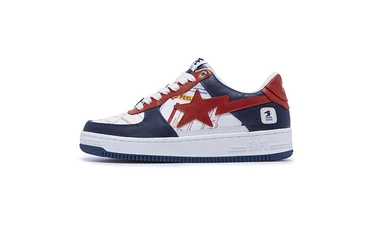 USPS Bape Sta Low Blue Red