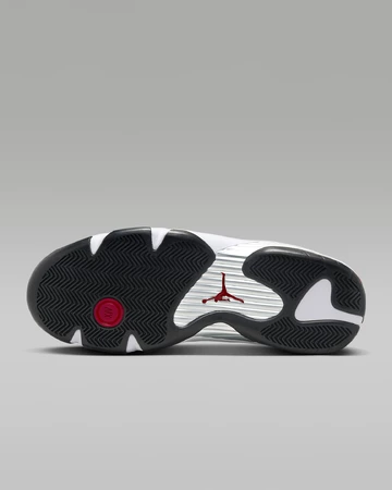 Jordan 14 Retro White Black Toe Sohle