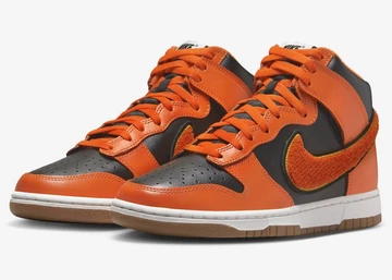 Nike Dunk High University Chenille Swoosh Halloween