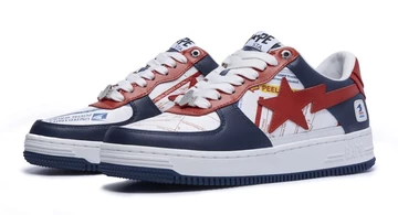 USPS Bape Sta Low Blue Red