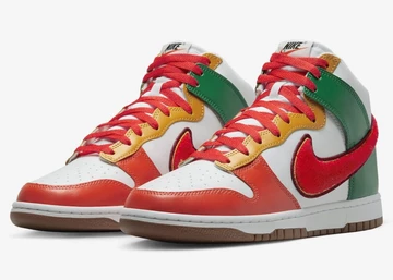 Dunk High University Chenille Swoosh Multicolor