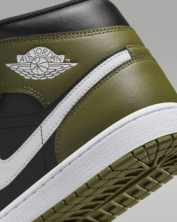 Jordan 1 Mid Medium Olive
