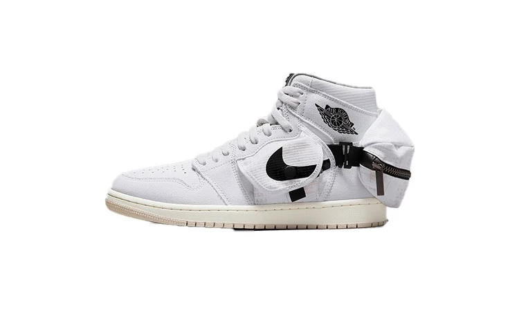 Jordan 1 High Stash White Nylon