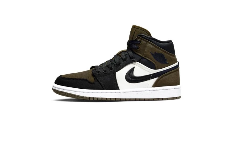 Jordan 1 Mid Light Olive