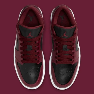 Jordan 1 Low Maroon Black