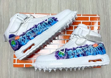 Off-White Nike Air Force 1 Mid Graffiti