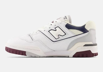 New Balance 550 White Burgundy