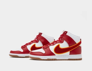 Dunk High Chenille Swoosh Gym Red