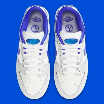 Dunk Low Worldwide White Royal Blue