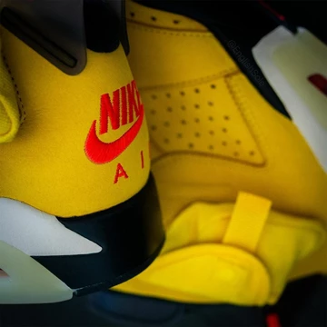 Travis Scott Jordan 6 Yellow - first look