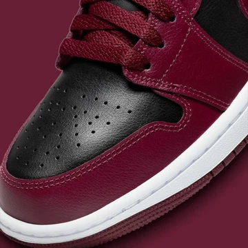 Jordan 1 Low Maroon Black