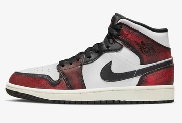 Jordan 1 Mid Wear Away Chicago