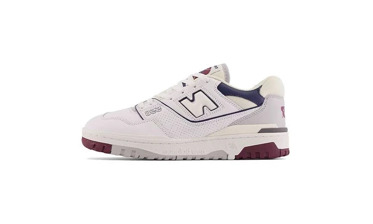 New Balance 550 White Burgundy