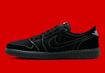 Travis Scott Jordan 1 Low Black Phantom