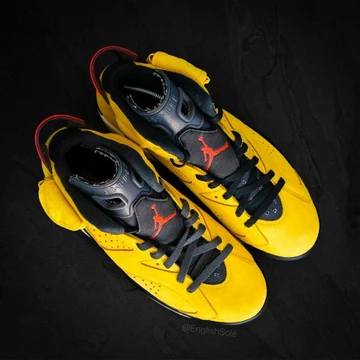 Travis Scott Cactus Jack Jordan 6 Yellow - Oben