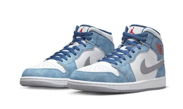 Jordan 1 Mid GS French Blue