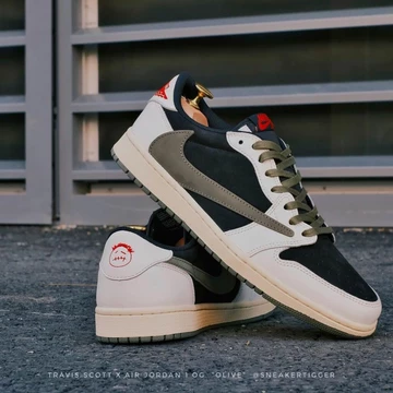 Travis Scott Air Jordan 1 Olive