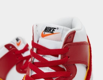 Dunk High Chenille Swoosh Gym Red