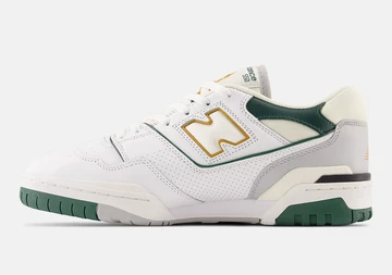 New Balance 550 White Nightwatch Green