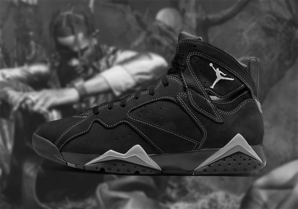 All black jordan 7s on sale