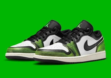 Jordan 1 Low Wear Away Electric Green