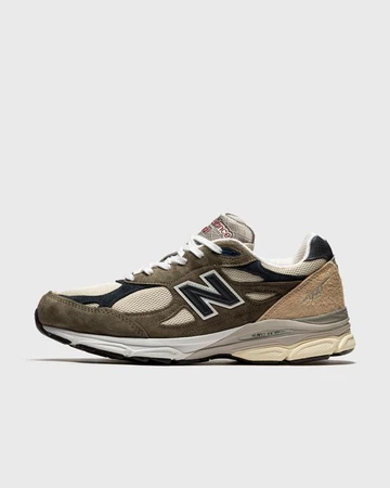 New Balance 990v3 Olive White