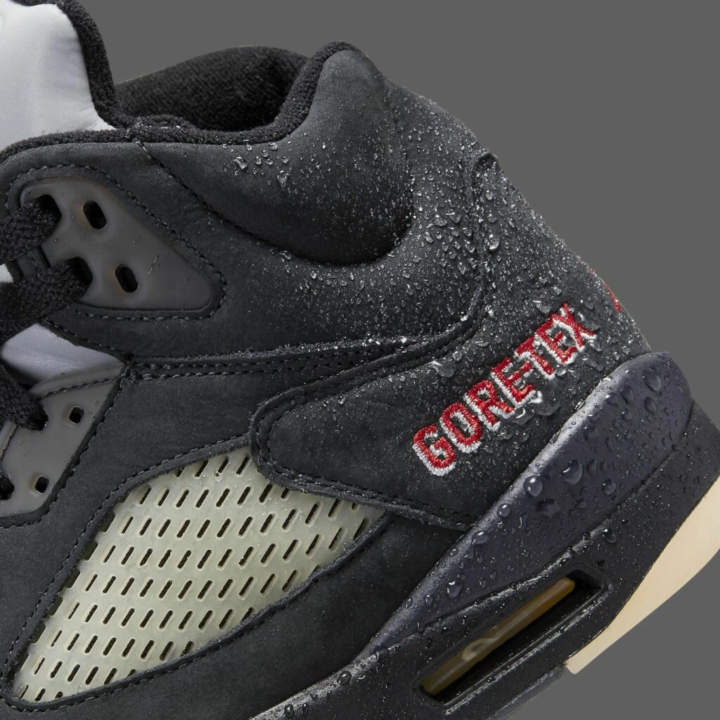 シューズ(男性用) AIR JORDAN 5 GORE-TEX Nike Air Jordan 5 Retro Gore-Tex Off-Noir Black Womens DR0092-001