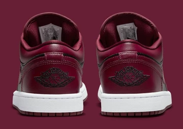 Jordan 1 Low Maroon Black