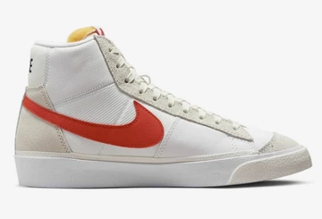 Nike Blazer Mid Remastered White Habanero Red