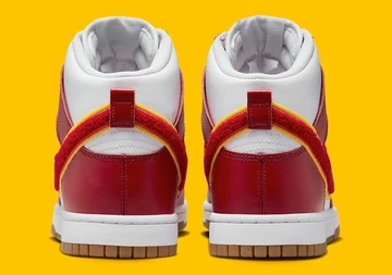 Dunk High Chenille Swoosh Gym Red