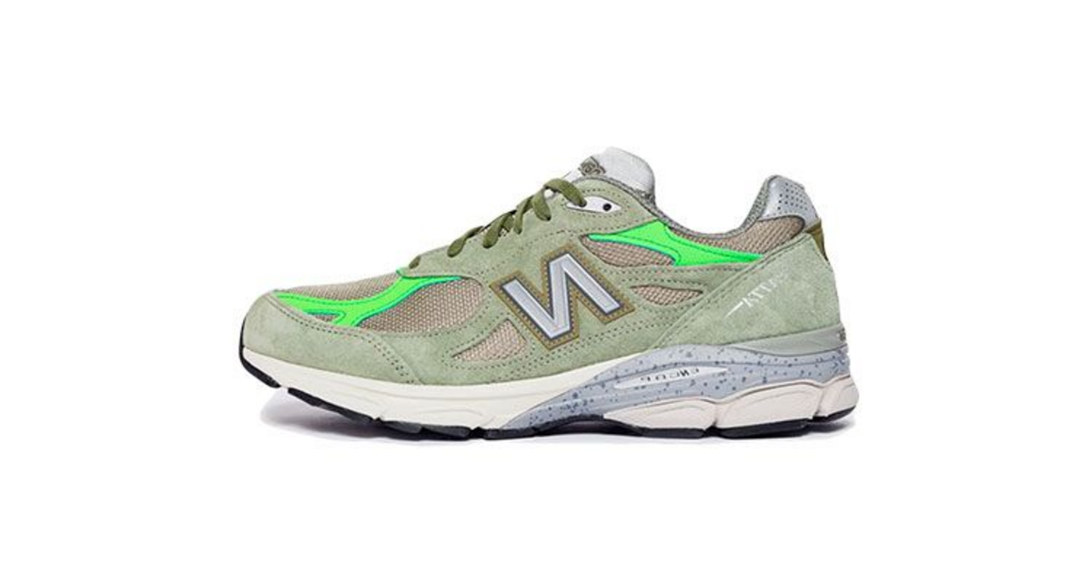 patta-new-balance-990v3-olive-