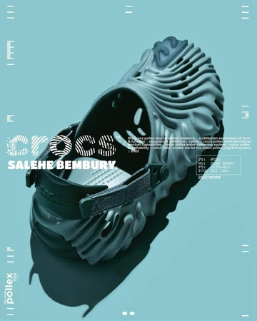 Salehe Bembury Crocs Pollex Clog Tide