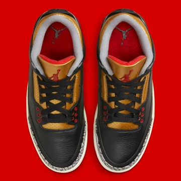 Jordan 3 Black Cement Gold