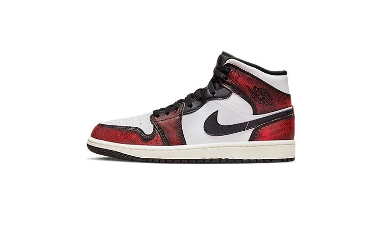 Jordan 1 Mid Wear Away Chicago